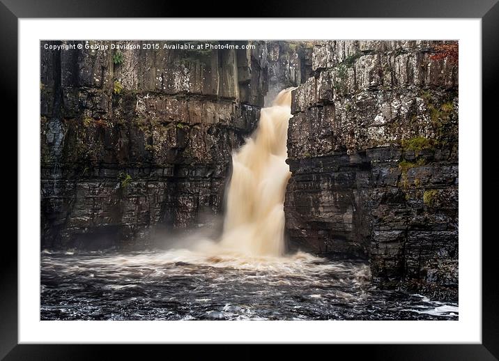  High Force 1 Framed Mounted Print by George Davidson