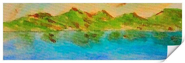  highland landscape    Print by dale rys (LP)