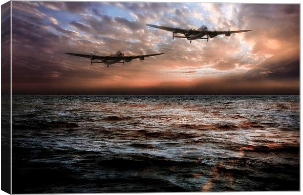 Lancaster Bombers Canvas Print by Jason Green