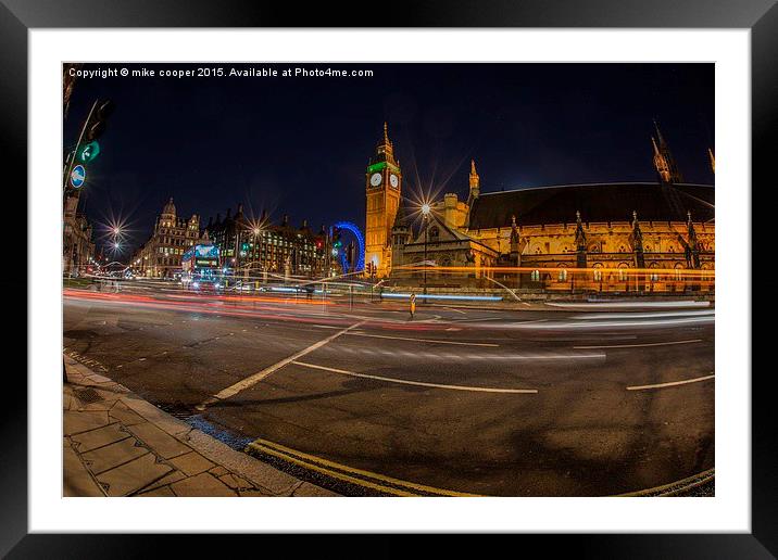 Parliament square,London,houses of Parliament Framed Mounted Print by mike cooper