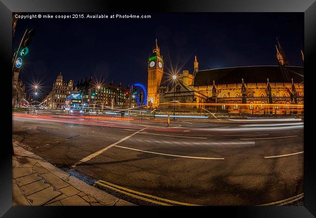  Parliament square,London,houses of Parliament Framed Print by mike cooper