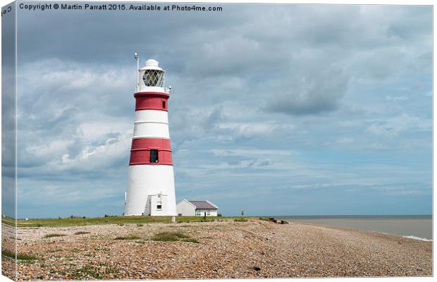 Orford Ness Lighthouse Canvas Print by Martin Parratt