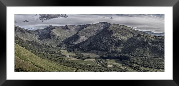 On my way to Ben Nevis Framed Mounted Print by Rafal Adamczyk