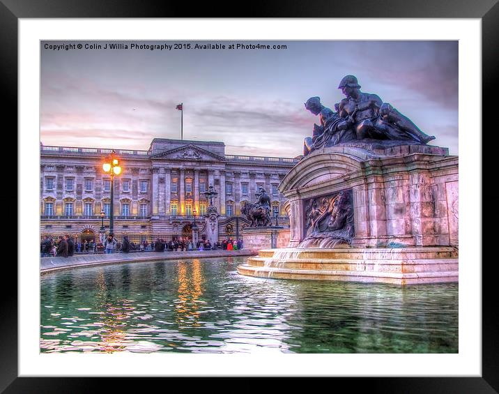  Buckingham Palace at Sunset 2 Framed Mounted Print by Colin Williams Photography