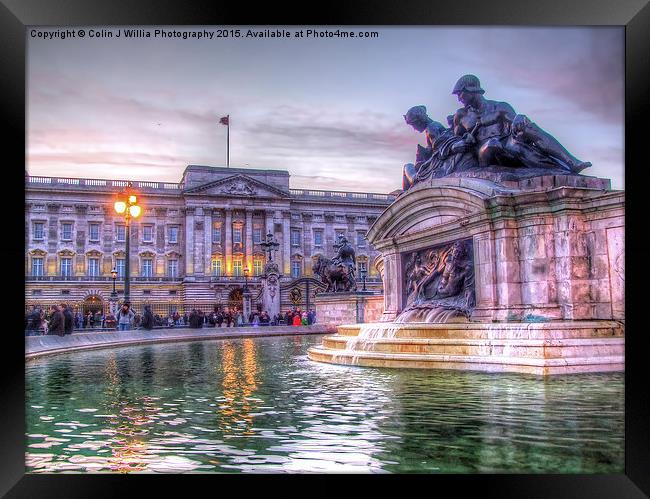  Buckingham Palace at Sunset 2 Framed Print by Colin Williams Photography