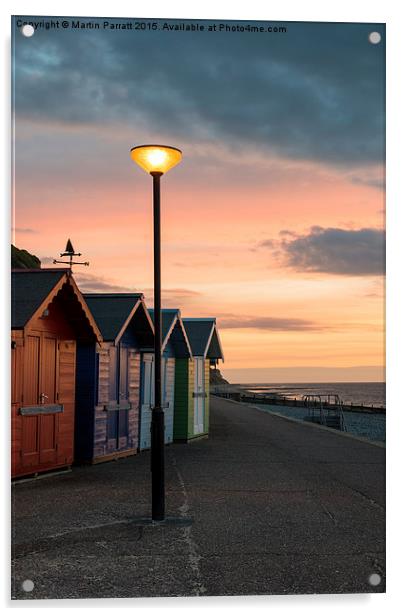 Cromer at Dusk Acrylic by Martin Parratt