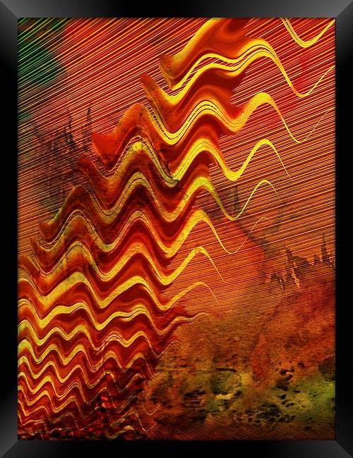 Heat Wave Framed Print by Amanda Moore