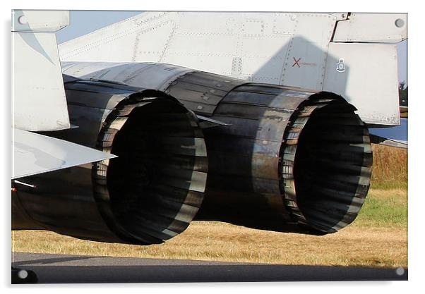  The business end of a Slovakian MiG 29 UBS Acrylic by Peter Hart