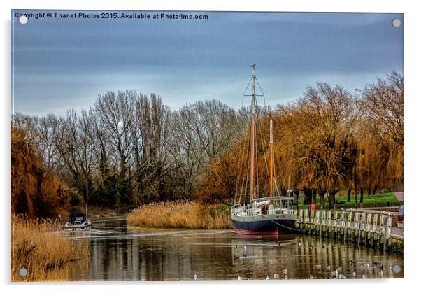  The Sandwich Stour Acrylic by Thanet Photos