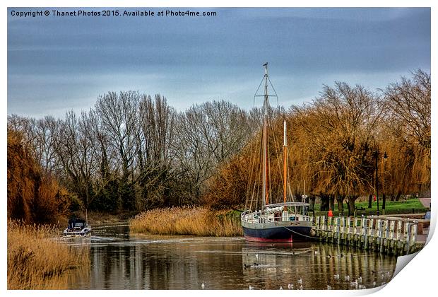  The Sandwich Stour Print by Thanet Photos