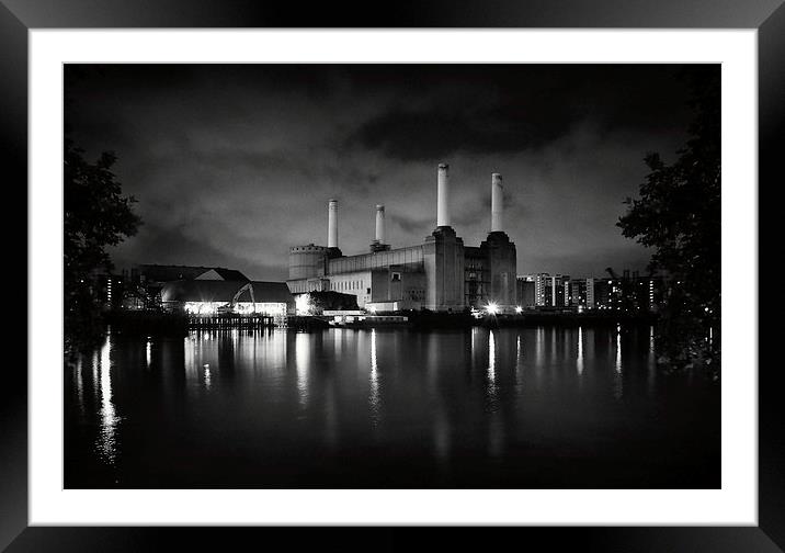  Battersea Power Station Framed Mounted Print by Jason Green