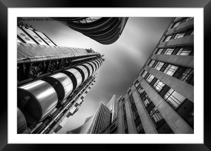  Lloyds Insurance London Framed Mounted Print by Martin Williams