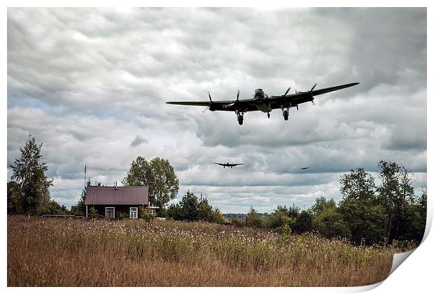 Cleared To Land  Print by J Biggadike