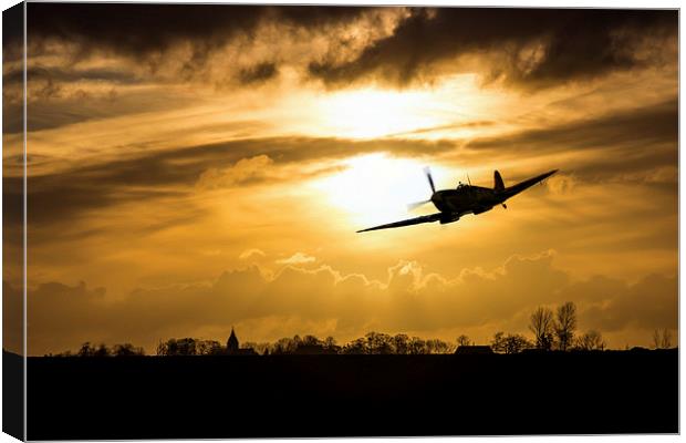 Spitfire lines  Canvas Print by J Biggadike