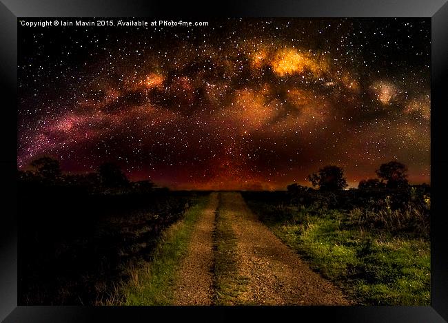   Pathway to the Stars Framed Print by Iain Mavin