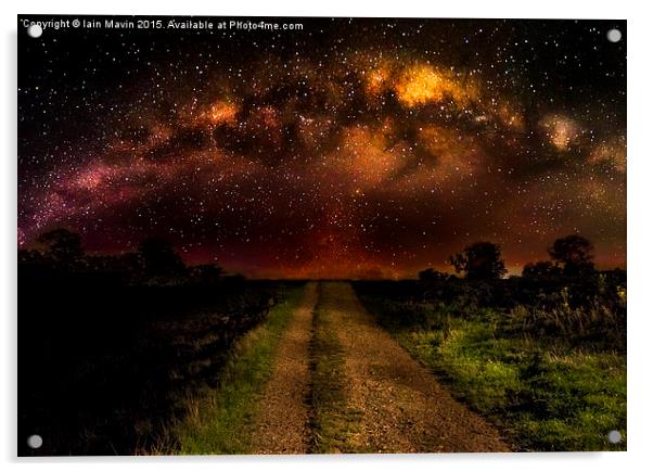   Pathway to the Stars Acrylic by Iain Mavin