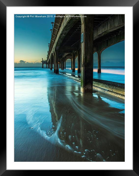  The Pier at Sunrise Framed Mounted Print by Phil Wareham