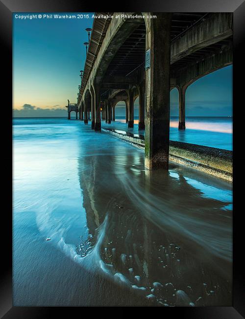  The Pier at Sunrise Framed Print by Phil Wareham