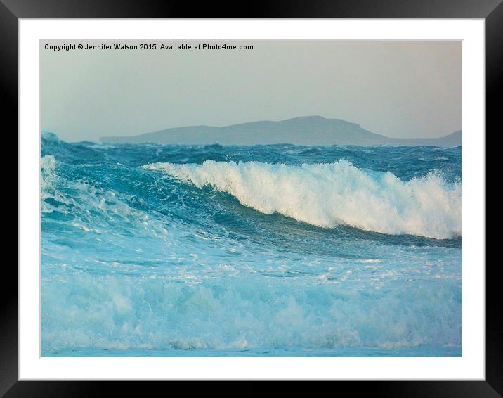  Surf's Up Framed Mounted Print by Jennifer Henderson