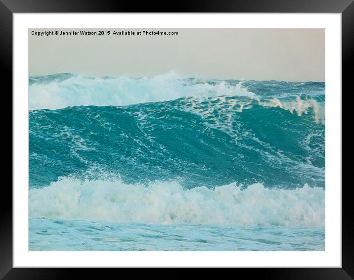  Surf's Up II Framed Mounted Print by Jennifer Henderson