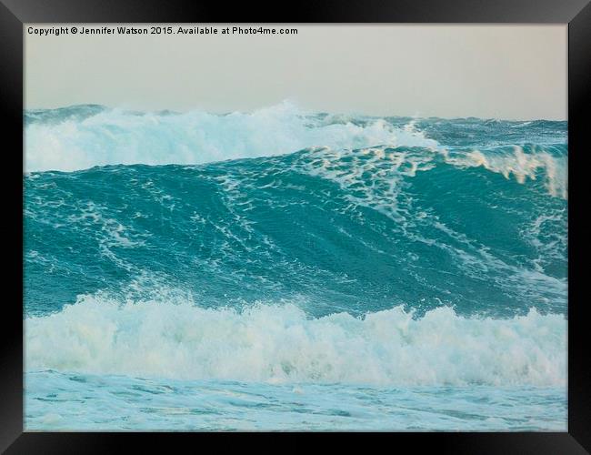  Surf's Up II Framed Print by Jennifer Henderson