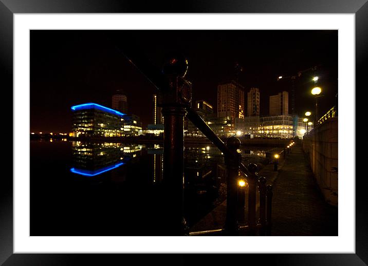 Salford Quays BBC Building Framed Mounted Print by James Lavott