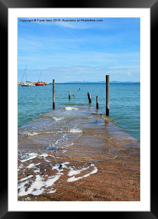  The Pier at Rhos-on-Sea, North Wales Framed Mounted Print by Frank Irwin
