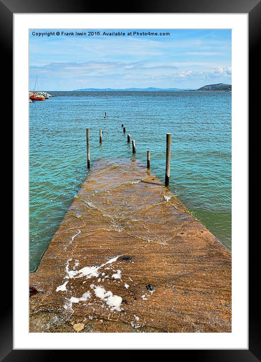  The Pier at Rhos-on-Sea, North Wales Framed Mounted Print by Frank Irwin