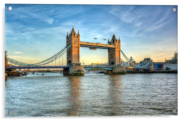Tower Bridge London Acrylic by Jason Green
