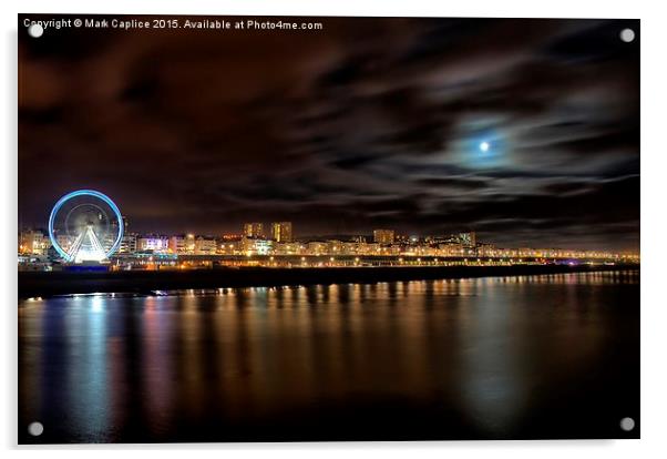  Brighton by Night Acrylic by Mark Caplice