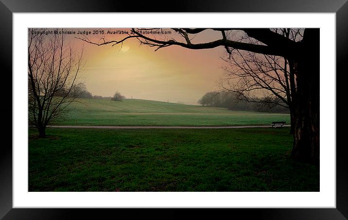  A cold winters morning on parliment hill fields l Framed Mounted Print by Heaven's Gift xxx68