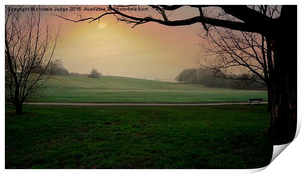  A cold winters morning on parliment hill fields l Print by Heaven's Gift xxx68