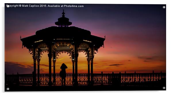  Sunset from the Bandstand Acrylic by Mark Caplice