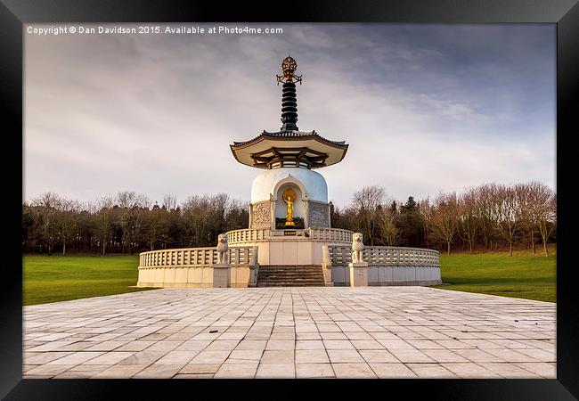  MK Peace Pagoda Framed Print by Dan Davidson