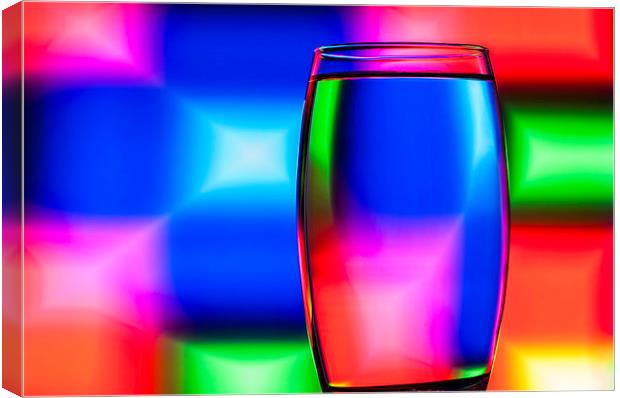 Refracted Patterns 39 Canvas Print by Steve Purnell