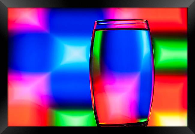 Refracted Patterns 39 Framed Print by Steve Purnell
