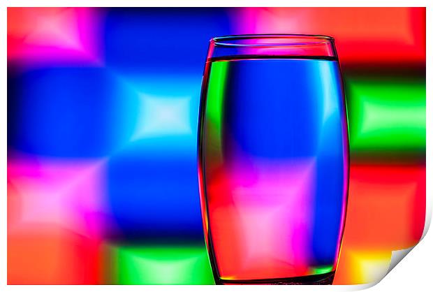 Refracted Patterns 39 Print by Steve Purnell