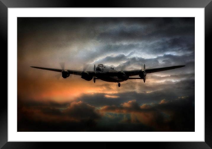 Lancaster Bomber  Framed Mounted Print by Jason Green