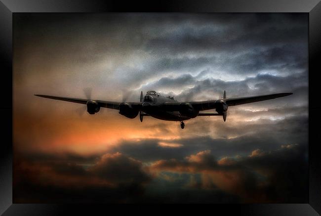 Lancaster Bomber  Framed Print by Jason Green
