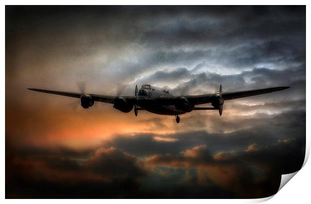 Lancaster Bomber  Print by Jason Green