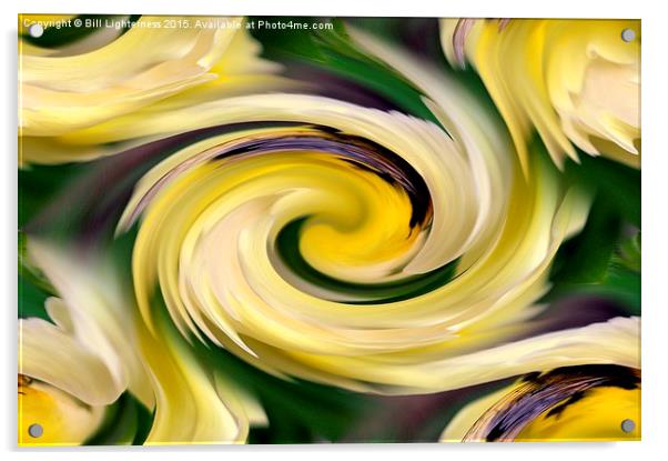 All in a Swirl Acrylic by Bill Lighterness