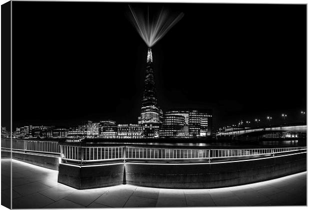  Shard Lights Canvas Print by LensLight Traveler