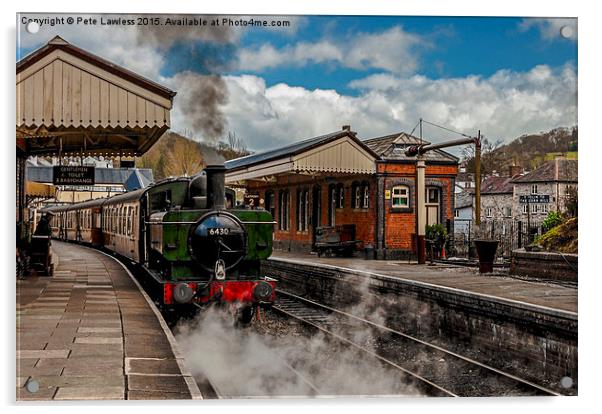  Llangollen Railway Station Acrylic by Pete Lawless