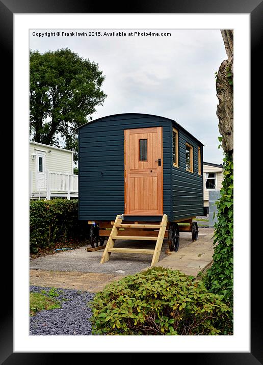  Unconventional caravan type on holiday home park Framed Mounted Print by Frank Irwin