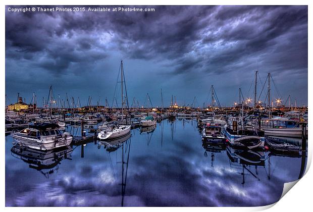  Ramsgate Royal Harbour Print by Thanet Photos