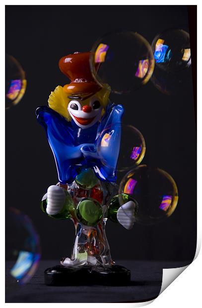 Juggling Clown Print by James Lavott