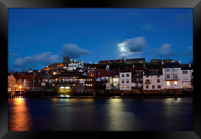  Whitby Harbour Framed Print by Jason Moss