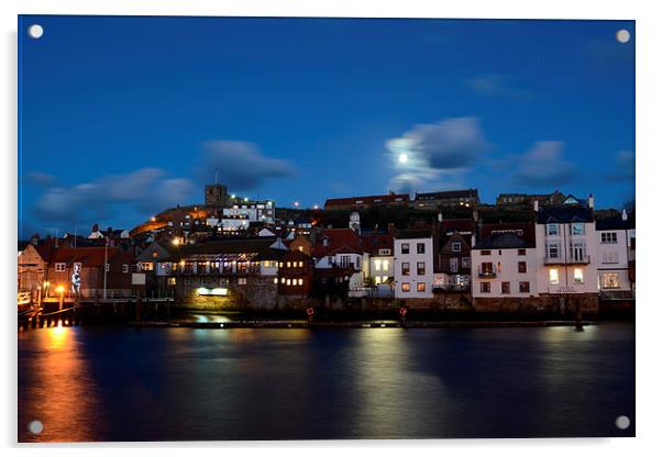 Whitby Harbour Acrylic by Jason Moss