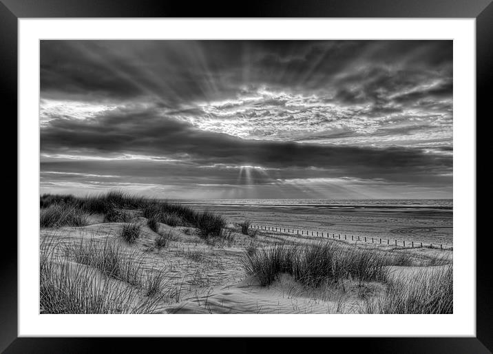 Light Rays Framed Mounted Print by Roger Green