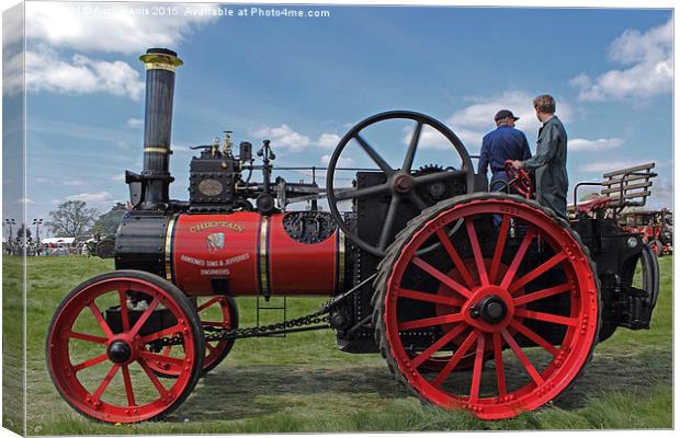  Chieftain traction engine Canvas Print by Avril Harris
